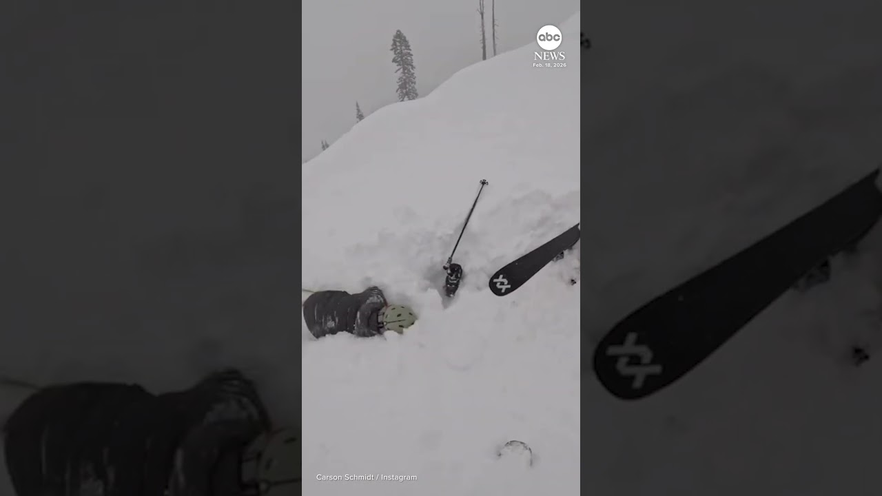 Friends rescue man buried in snow while skiing at Palisades Tahoe