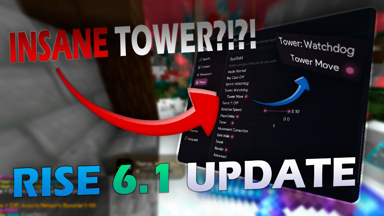 hacking on Hypixel skywars w/ Rise Client 6.1 UPDATE | Uncut minecraft hacking video