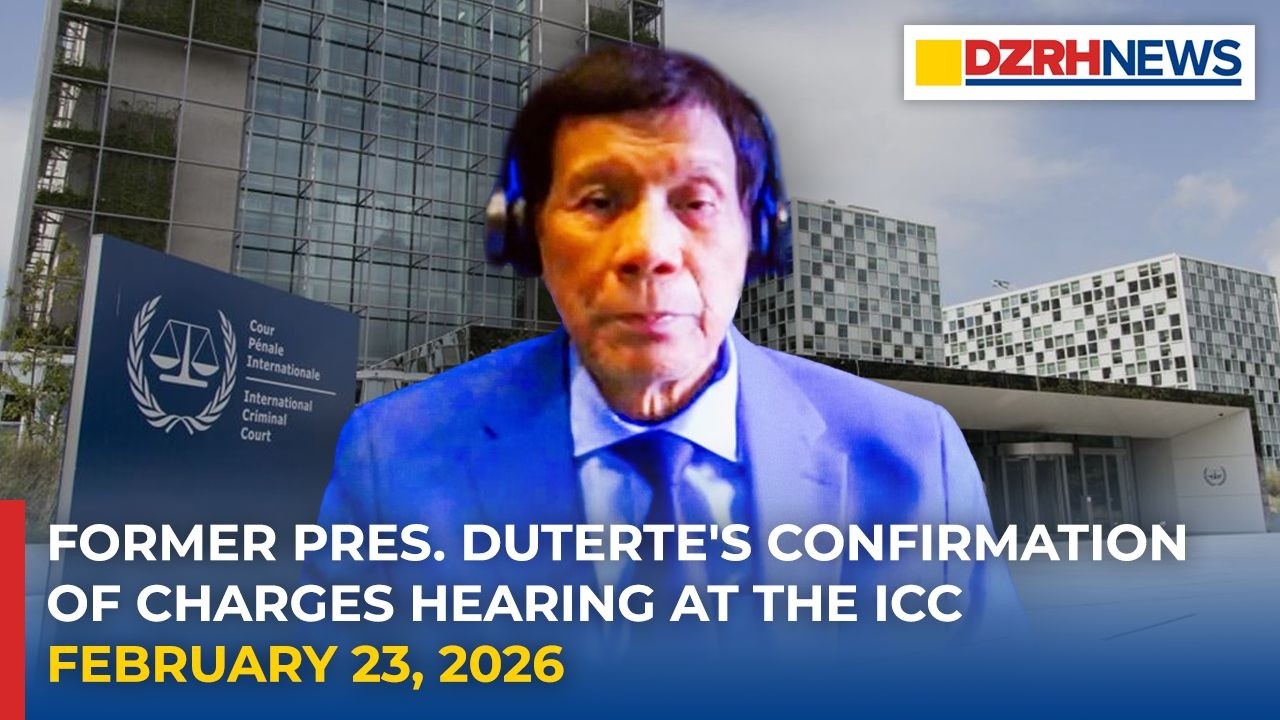 LIVE: PAGDINIG SA CONFIRMATION OF CHARGES NI EX-PRES. DUTERTE SA ICC (Feb. 23, 2026) | 1st Session