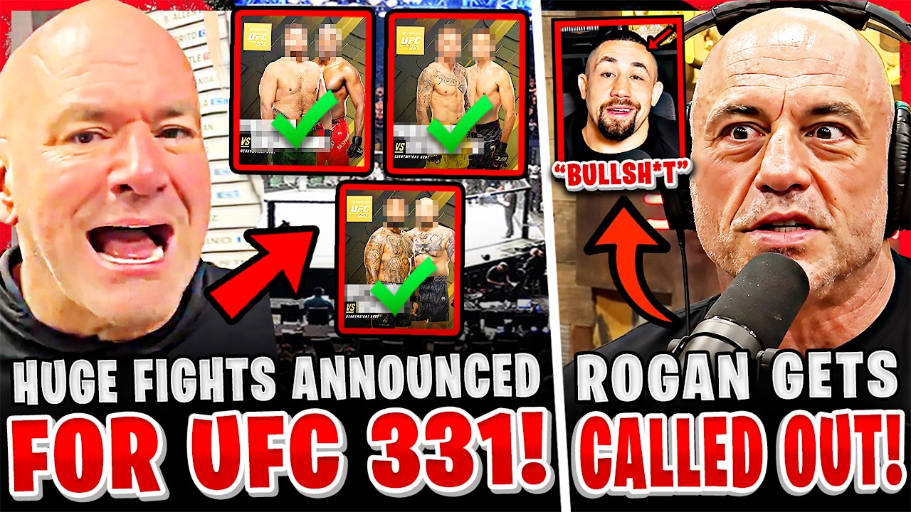 Dana White ANNOUNCES MULTIPLE FIGHTS for UFC 331! Joe Rogan CALLED OUT by UFC FIGHTER! Ian Garry