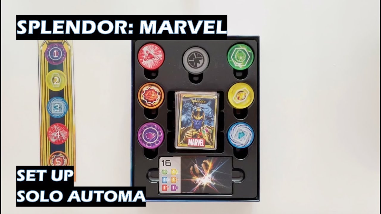 Splendor Marvel Solo Automa setup