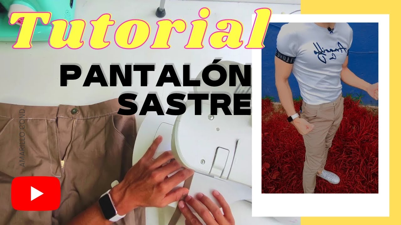 COMO HACER UN PANTALÓN,  Tipo Sastre Super fácil, Paso a paso