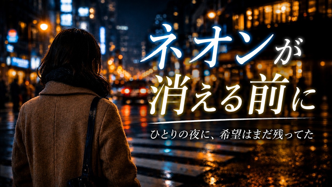 『ネオンが消える前に』　Rising Flag　― ひとりの夜に、希望はまだ残ってた ―