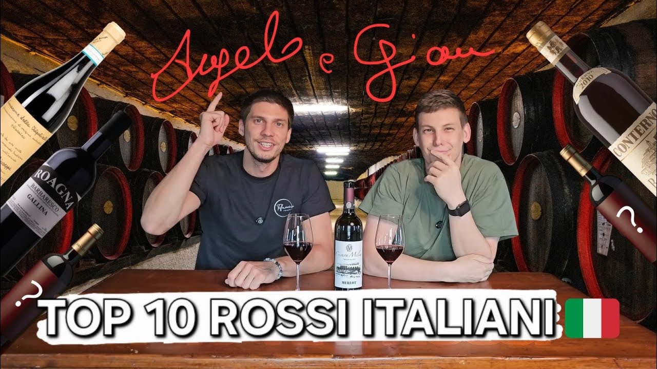 LA TOP 10 DEI VINI ROSSI ITALIANI 🇮🇹🍷