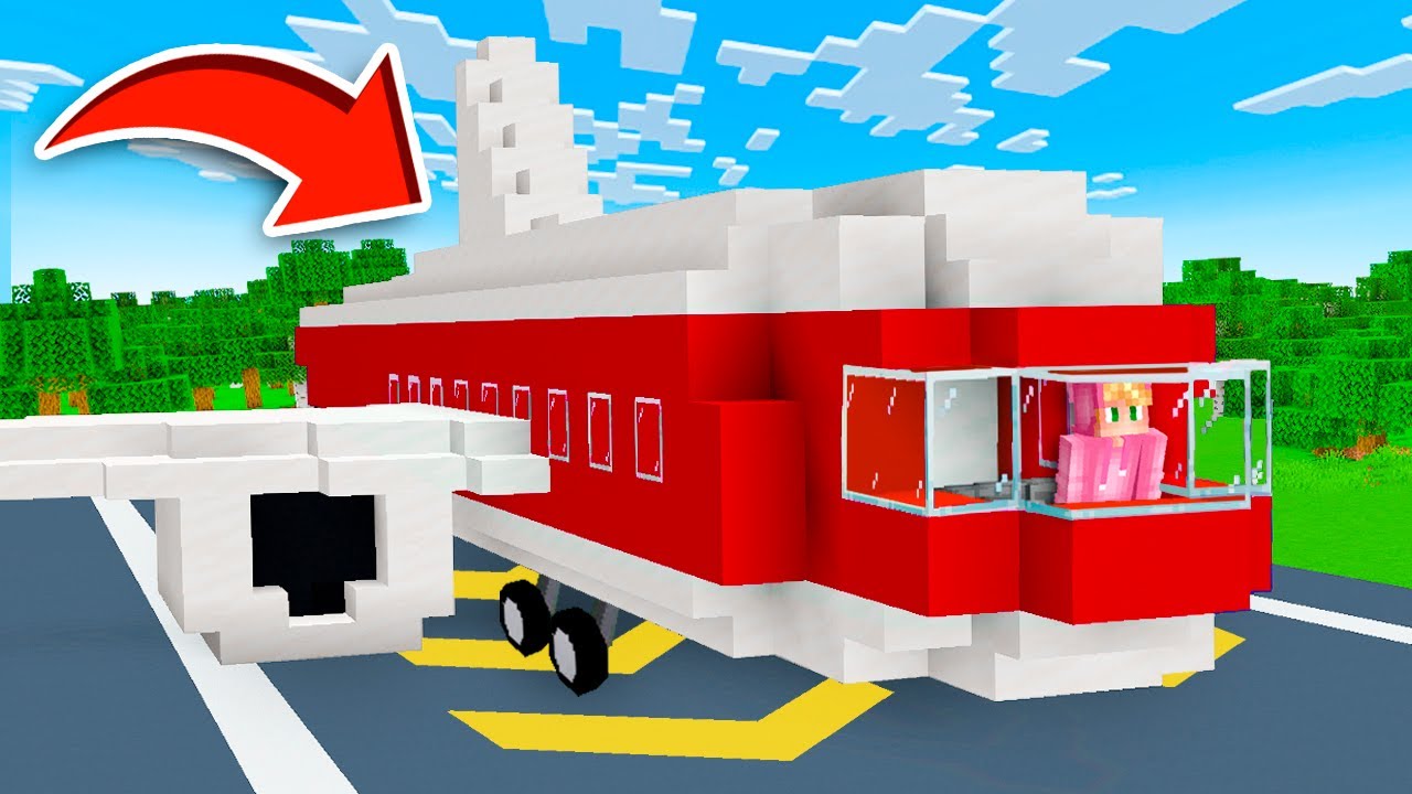 Cómo Construir un AVIÓN FUNCIONAL en Minecraft