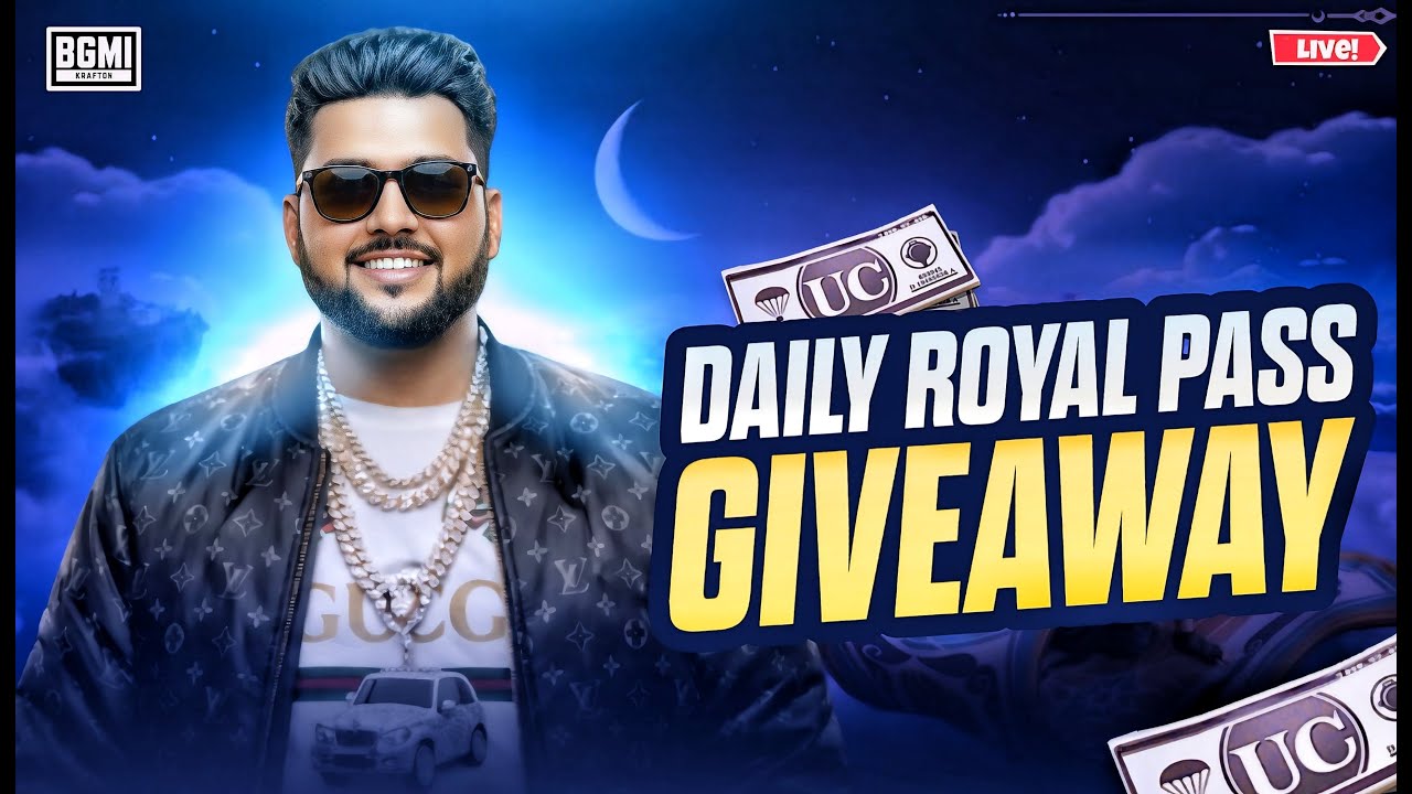 🚨 LIVE BGMI ROYAL PASS GIVEAWAY 💎 FREE UC TODAY | JOIN FAST ⚡ #bgmi #ucgiveaway #bgmilive