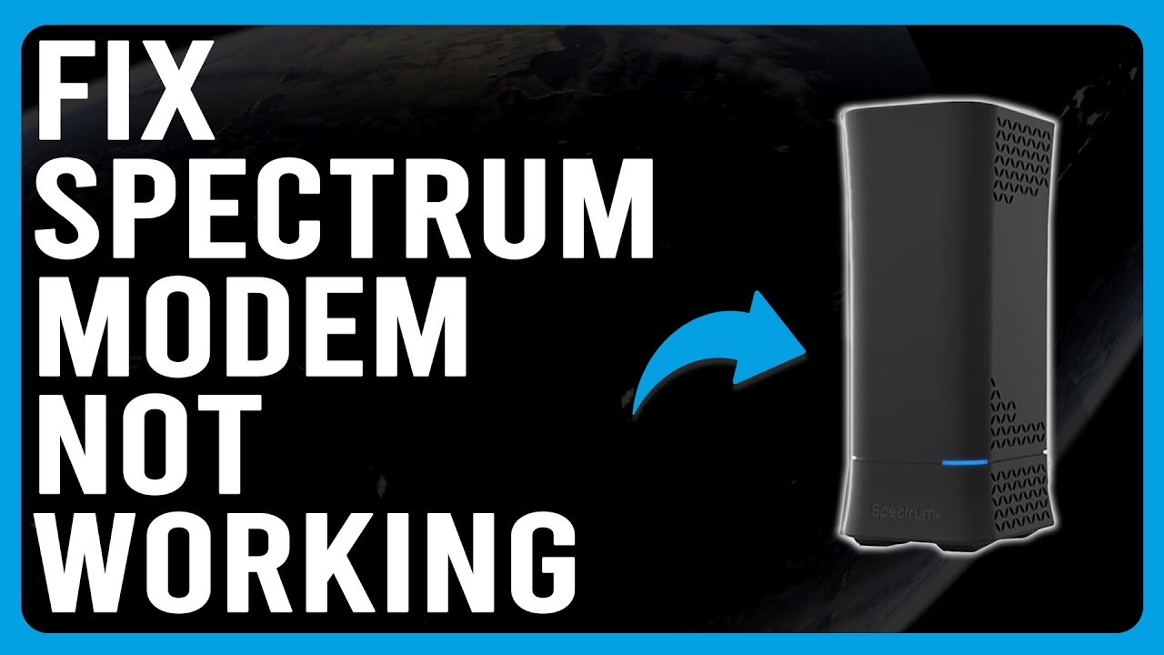 Spectrum Modem Not Working (How To Troubleshoot A Spectrum Modem That Is Not Working)