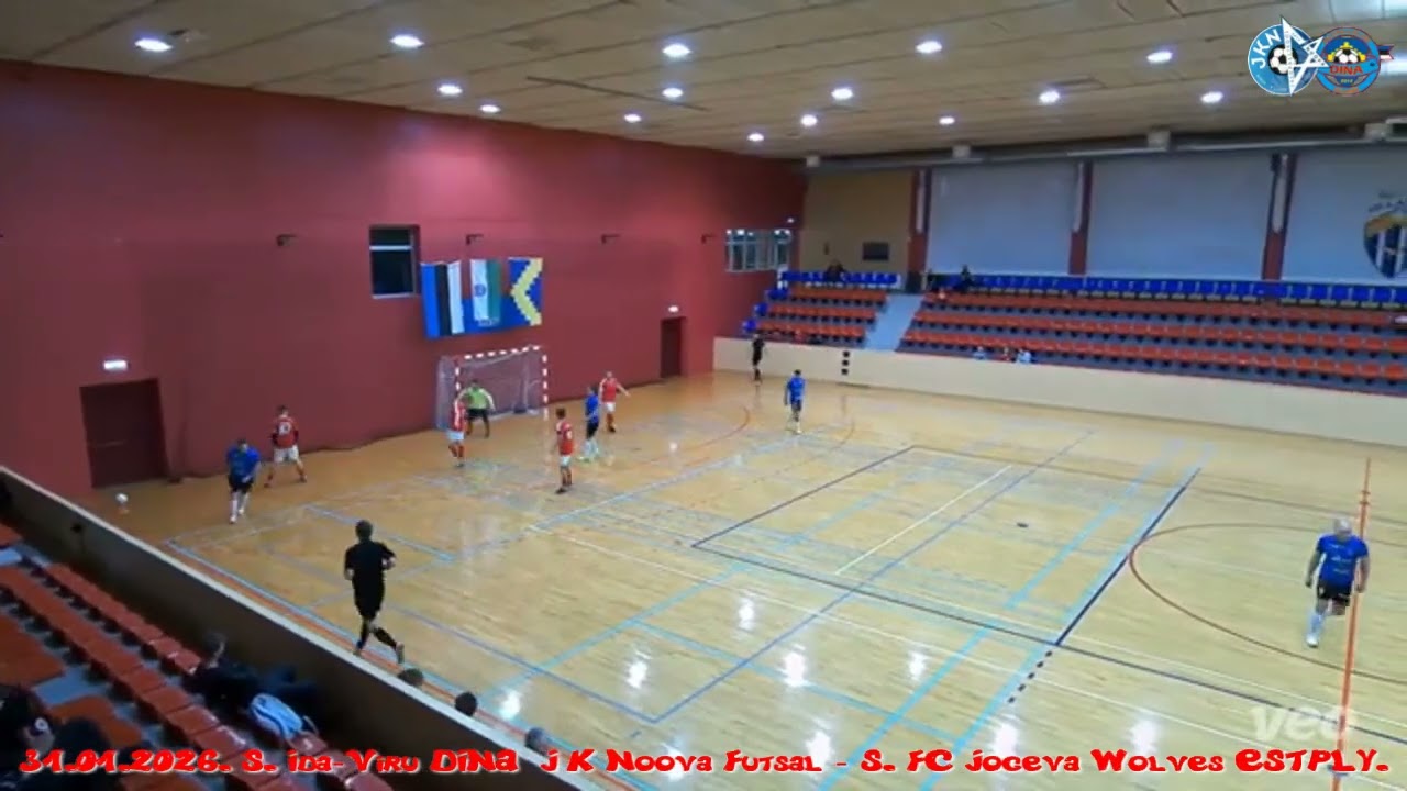 31. 01. 2026.  S.  Ida Viru DINA  JK Noova Futsal -  S.  FC Jogeva Wolves ESTPLY.