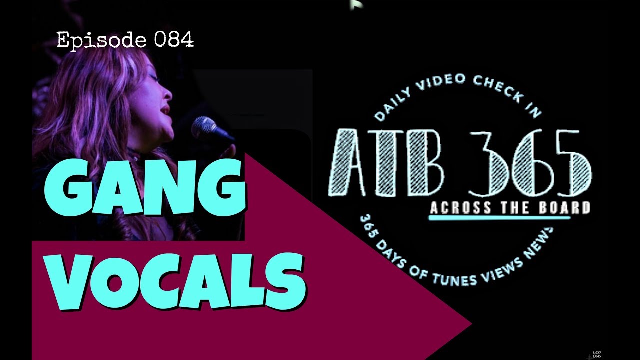 Recording Group Vocals In The Recording Studio For Our New Album - ATB 365 Daily Musical Vlog #084