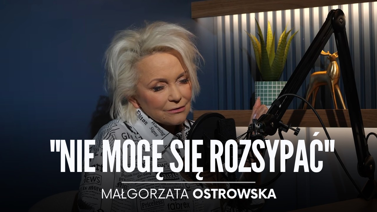 Małgorzata Ostrowska po raz pierwszy o chorobie, pobycie w hospicjum i odejściu męża