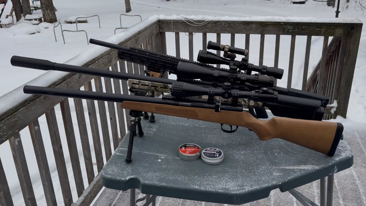 Сравнение ружей Snowpeak M30B и Barra 250Z на дистанции 30 ярдов.