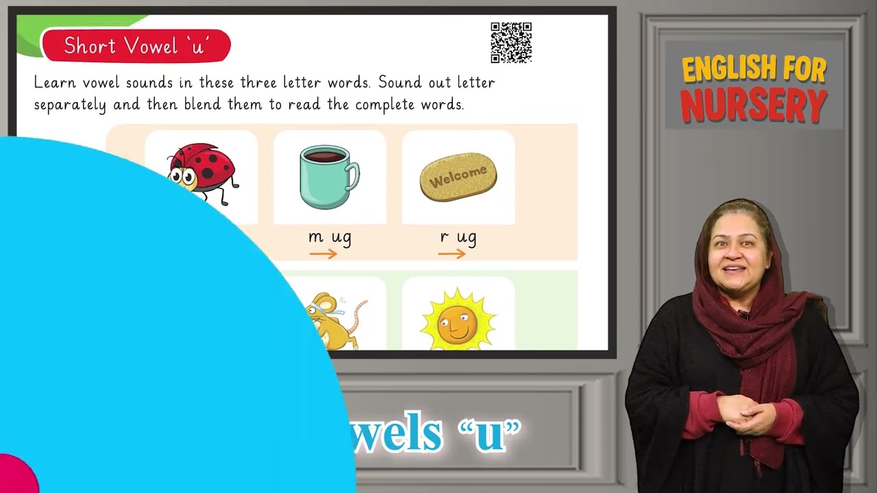 Short Vowel “u” | English Phonics for Kids 4+ | Learn Letter Sounds & Words