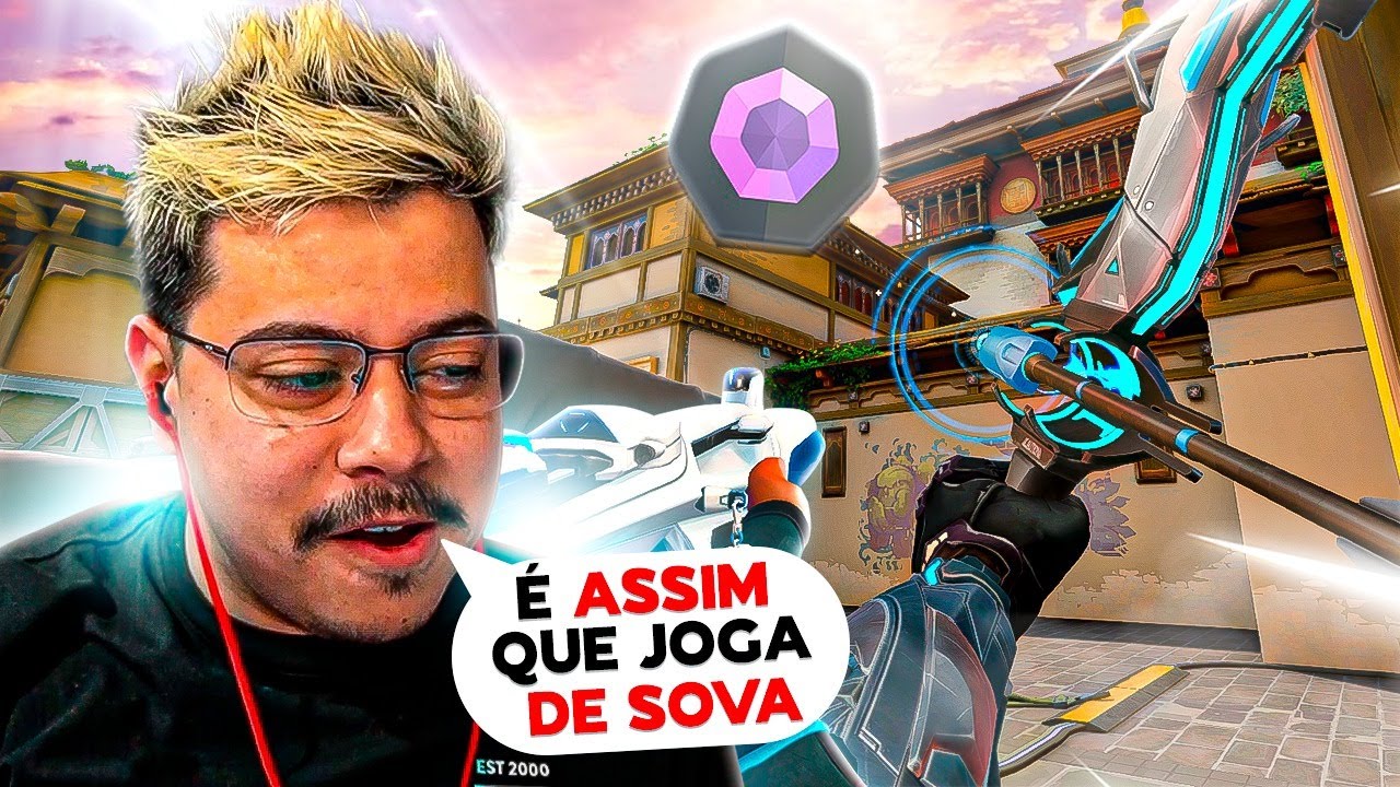 ENSINEI UM DIAMANTE A JOGAR MELHOR DE SOVA!