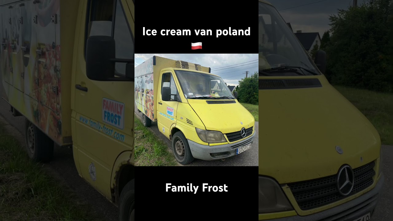 Family Frost Ice cream Van in poland 🇵🇱 Mercedes sprinter 118 MK1