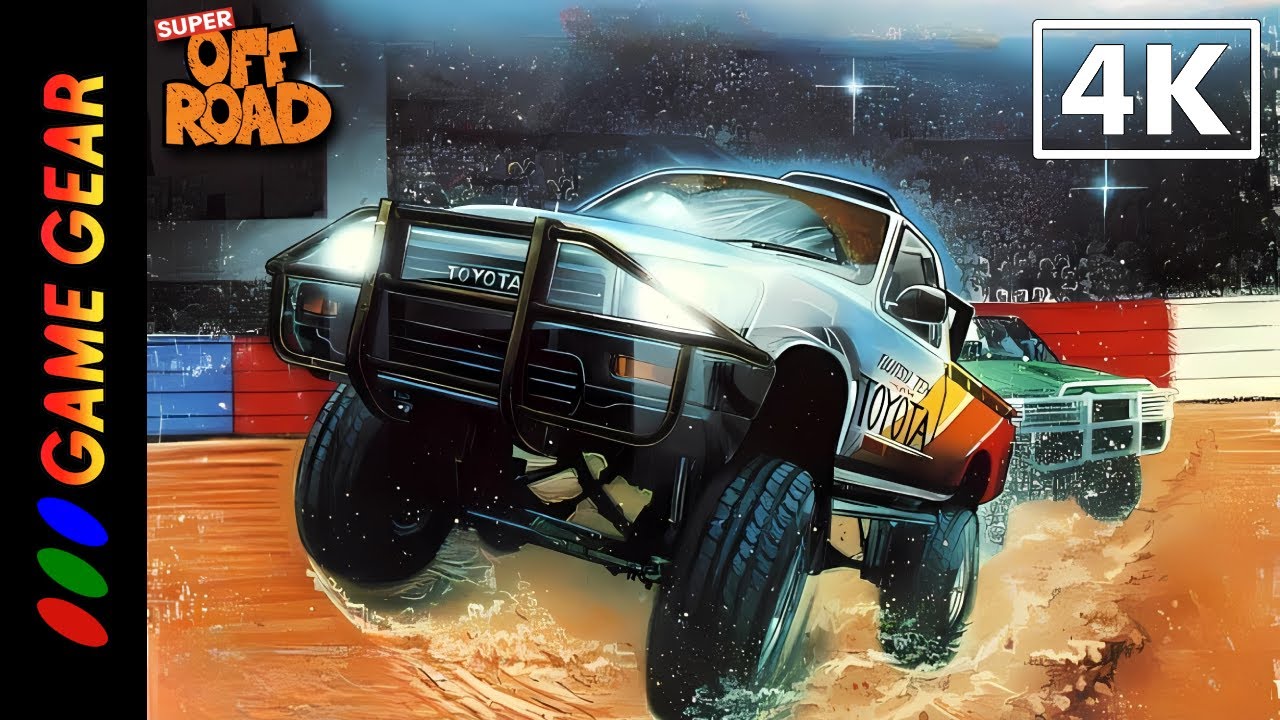 Super Off Road (Game Gear) Playthrough [4K]