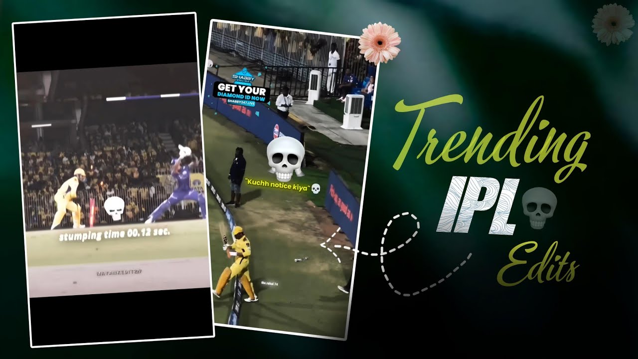 IPL Skull Emoji💀 Reels Video Editing | Trending IPL Reels Video Editing In CapCut | IPL Reels Edit