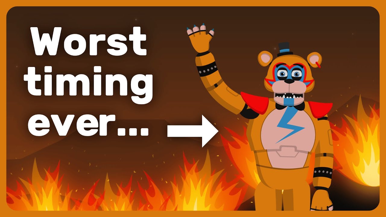Freddy waves at the worst times... [FNAF Security Breach Animation]