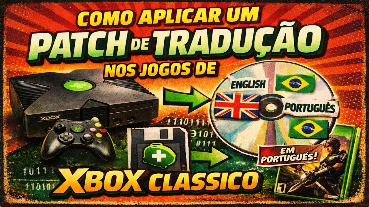 [TUTORIAL] - COMO APLICAR UM PATCH DE TRADUCAO NOS JOGOS DE XBOX CLASSICO #antigasjogatinas