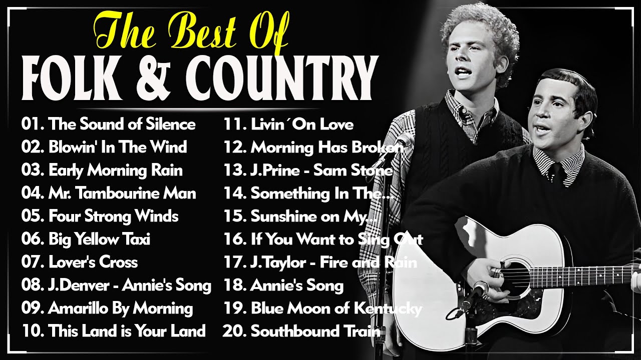 Old Time Folk & Country Music 🏆 Folk & Country Music Collection 70's 🎶 Country Folk Songs