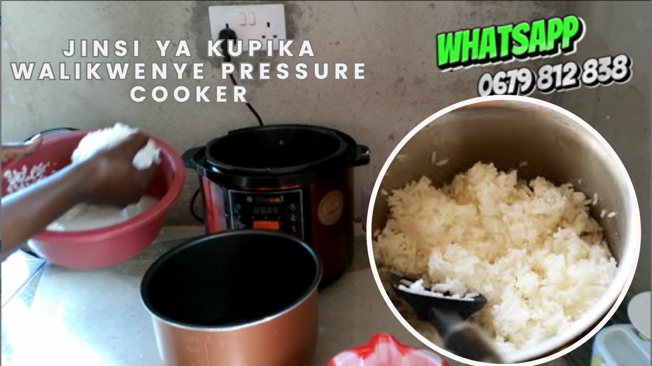 JINSI YA KUPIKA WALI MWEUPE KWENYE PRESSURE COOKER