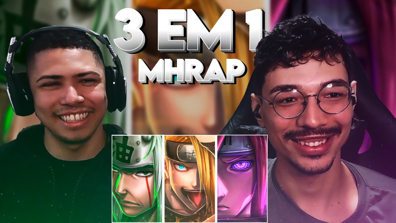 React  3 EM 1 -  MHRAP ( Tipo Jiraiya 2 😏, Tipo Deidara 2 💥, Tipo Nagato 💦 )