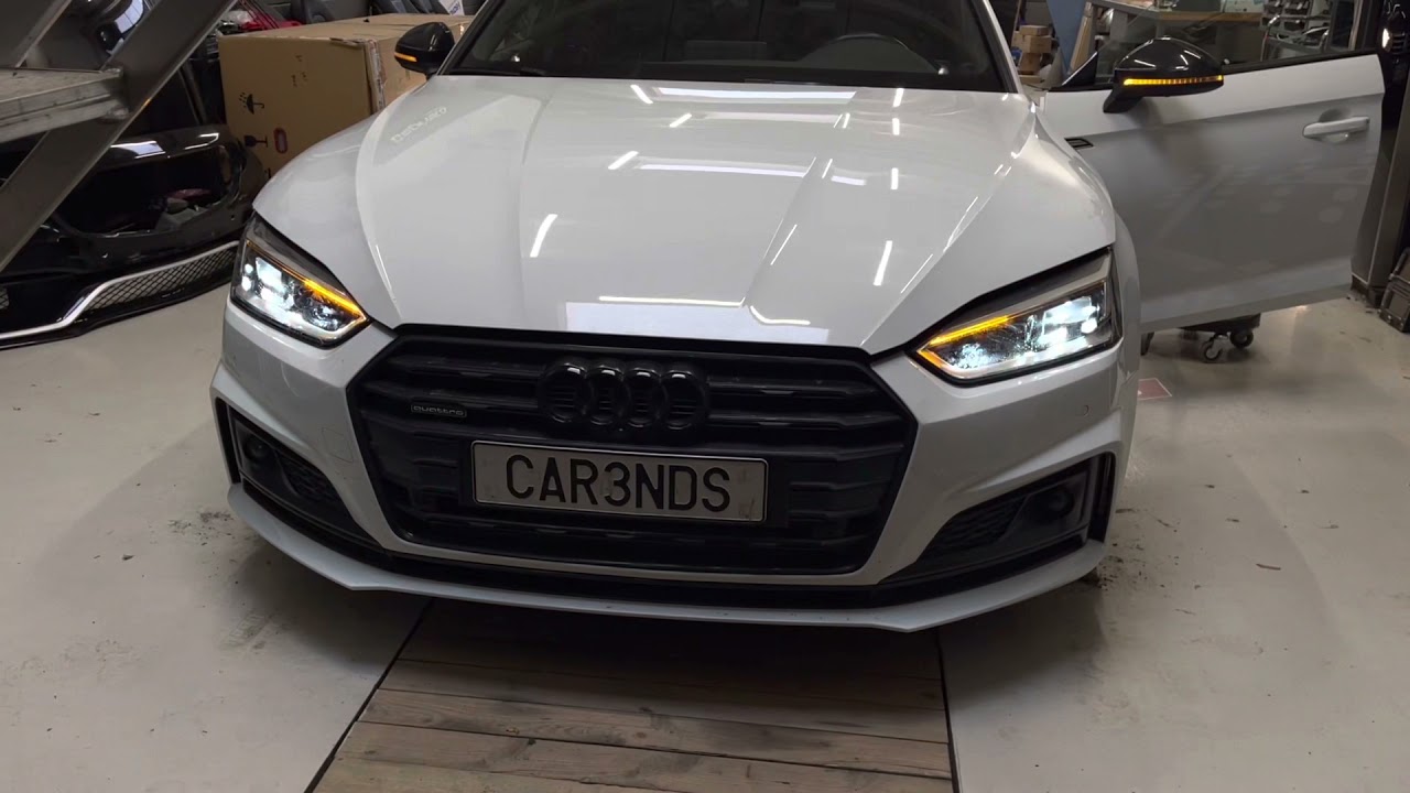 2018 A5 B9 upgrade from LED to LED Matrix with dynamic blinkers