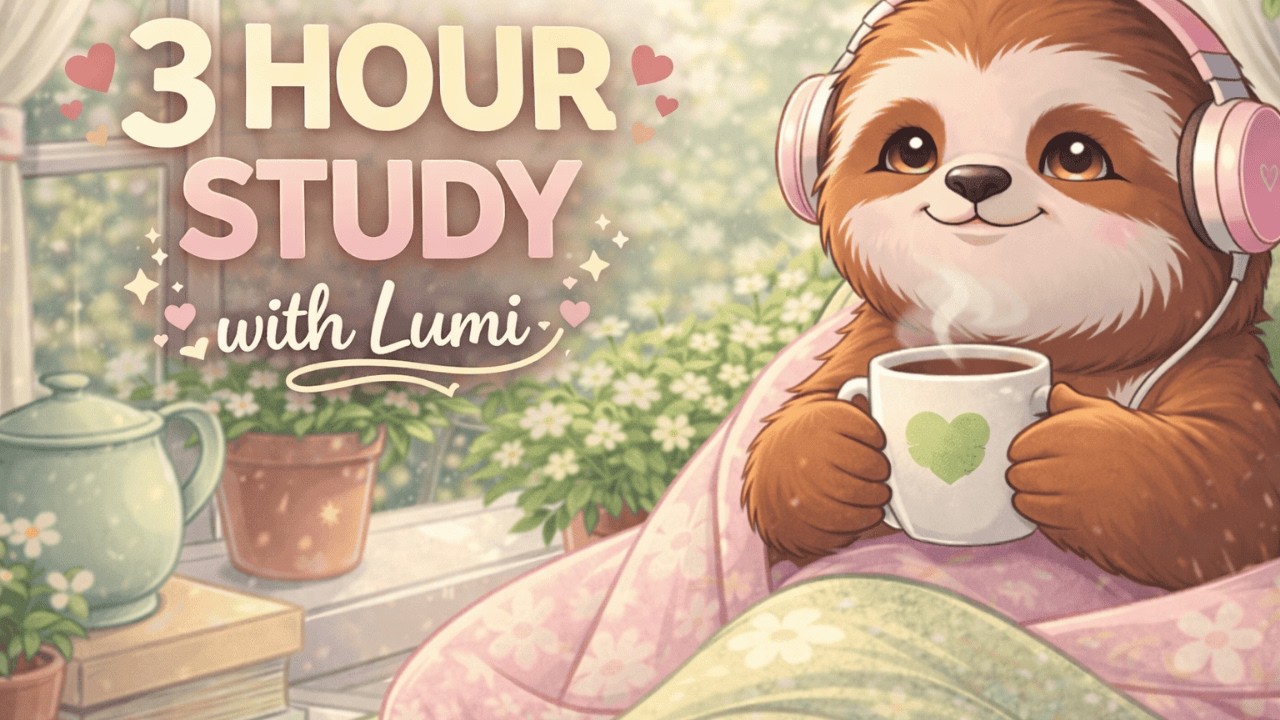 Relax with Lumi | 3 Hour Cozy Early Spring Morning | Calm Lofi