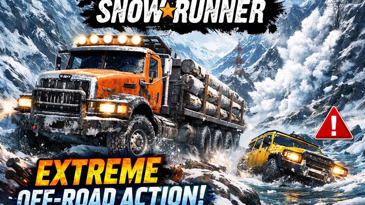 SNOWRUNNER Gameplay Walkthrough Part 1 - FIRST GARAGE