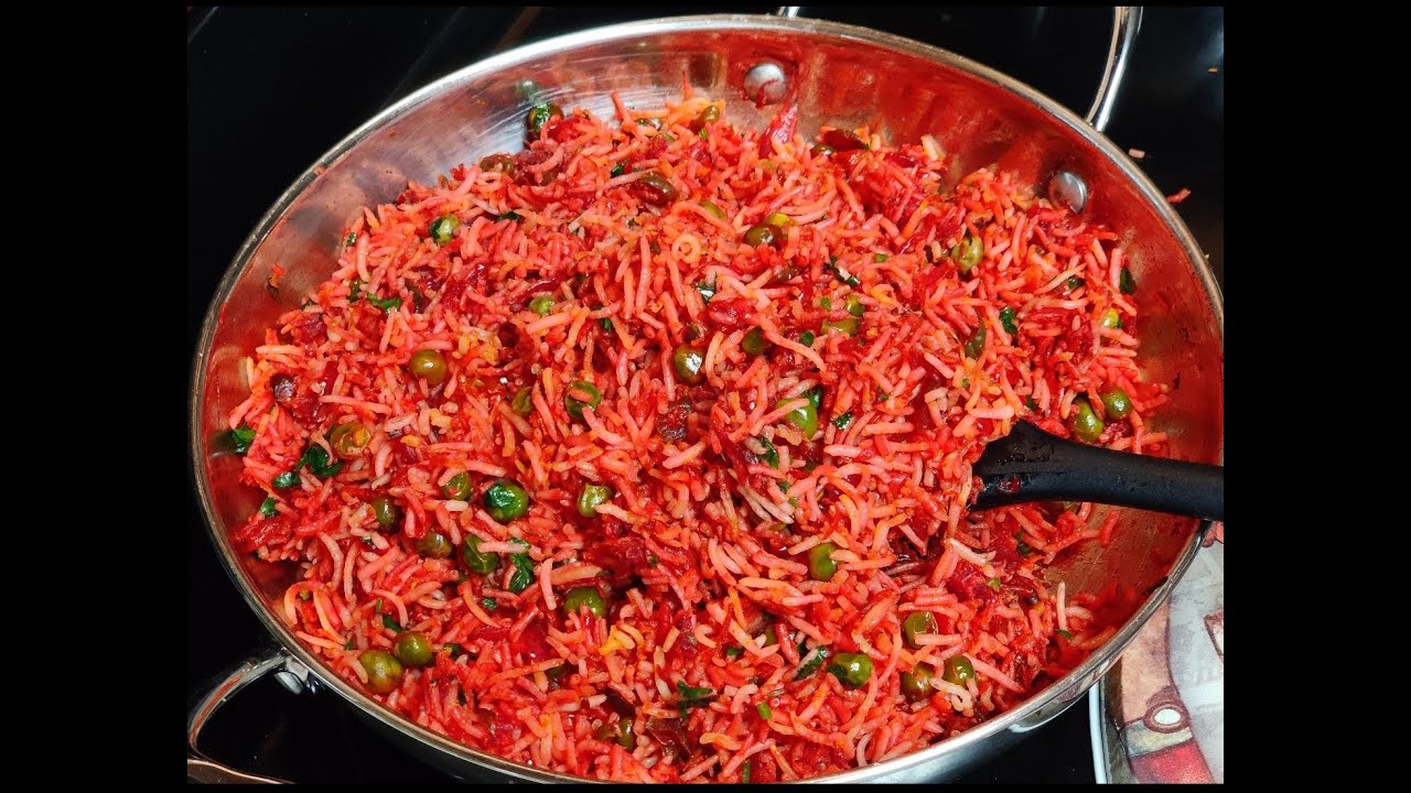 Beetroot Rice Recipe | बीटरूट राइस रेसिपी | How To Make Beetroot Rice | Easy Rice Recipe