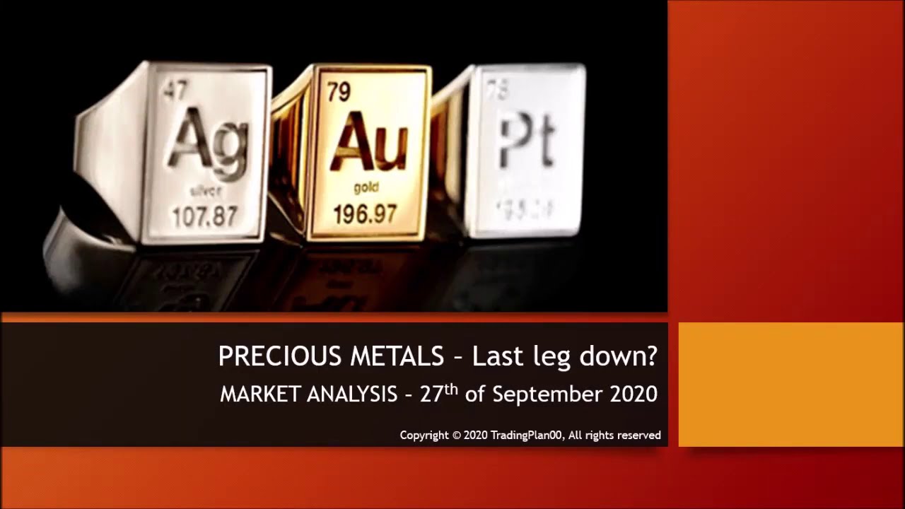 Precious metals market analysis - 27th of September 2020