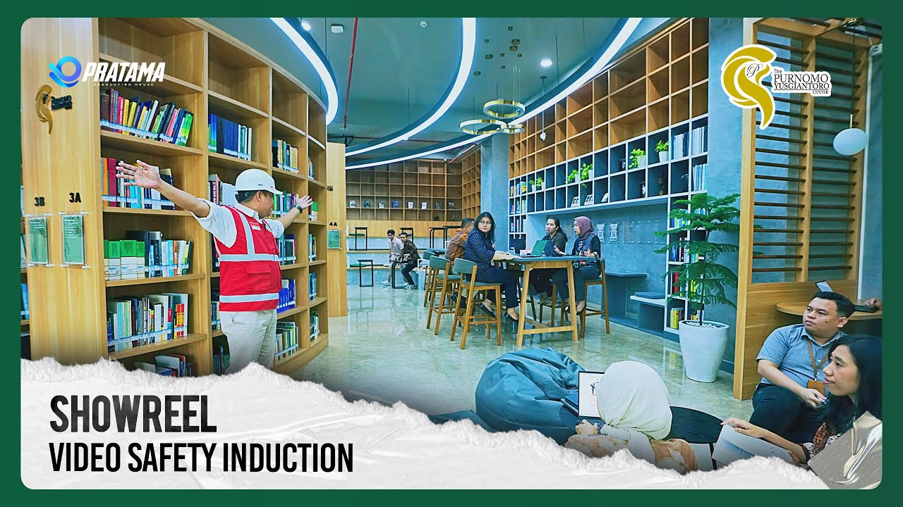 Video Safety Induction Purnomo Yusgiantoro Center – Diproduksi oleh PT Pratama Product Indonesia