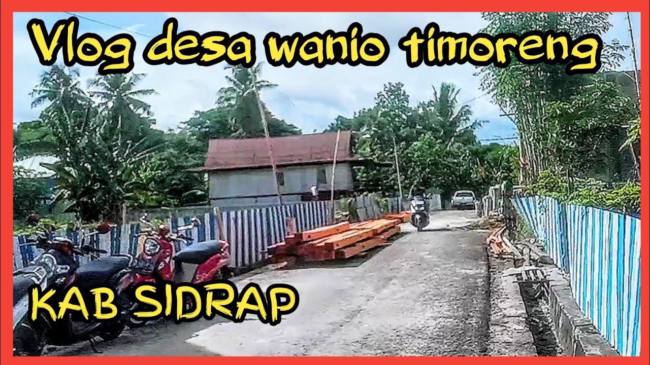 Vlog jalan jalan ke desa wanio, ❤sukuran adat Bugis mappatettong bola 
