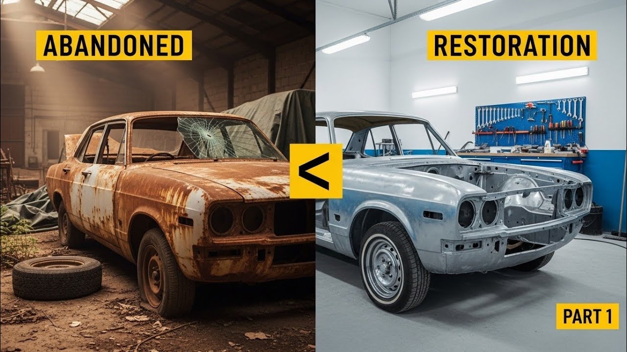 I Bought an Abandoned Rust Bucket - Full Car Restoration Begins (Part 1)