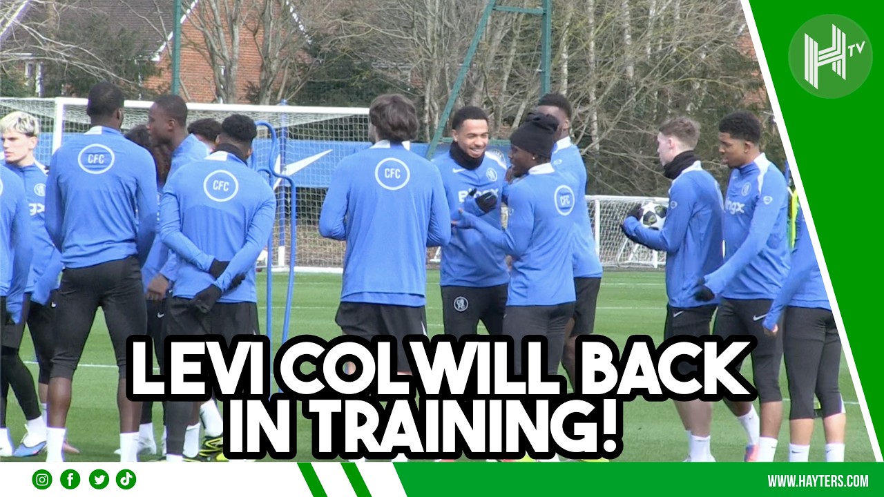 Levi Colwill BACK in training | Chelsea v PSG | Champions League
