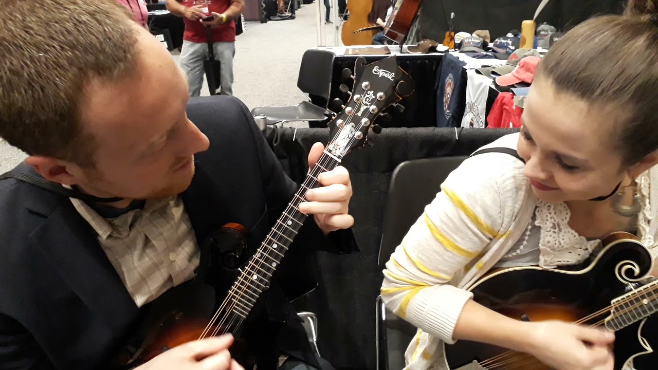 Sierra Hull, Ned Luberecki and Justin Moses playing Capek Instruments