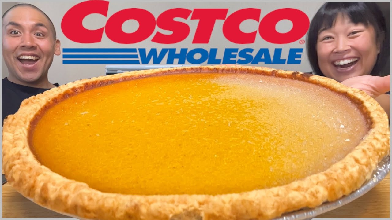 【大食い】秋のコストコといえば激ウマパンプキンタルト！爆食で限界突破したら腹パンプキン😋🎃【デカ盛りスイーツ】