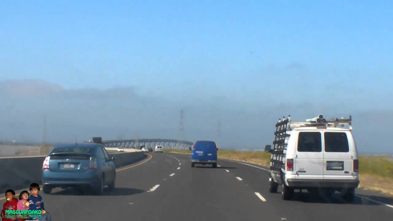 Bridge Series: Driving Westbound on the Dumbarton Bridge