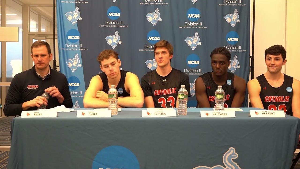 2026 NCAA Tournament Men's Basketball Second Round Interview - Catholic