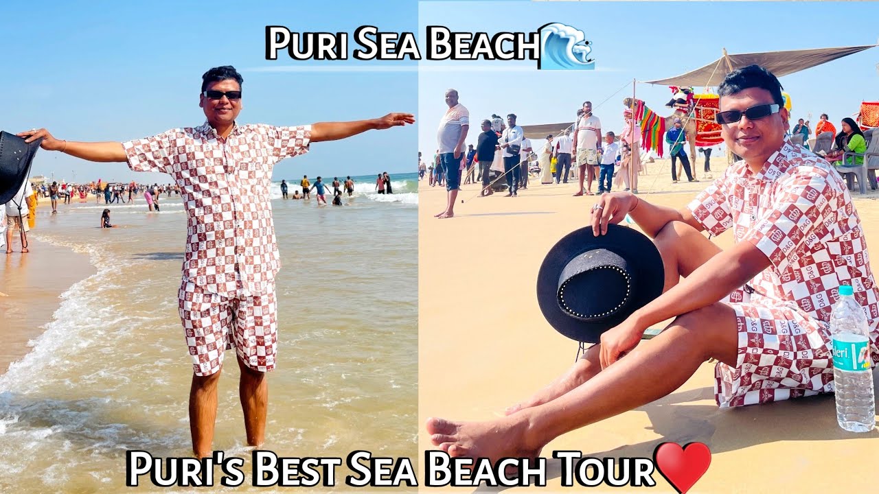 😍Puri Sea Beach।Blue Beach।Golden Beach।Puri Tour।OdishaTour।@SwopnerDiary