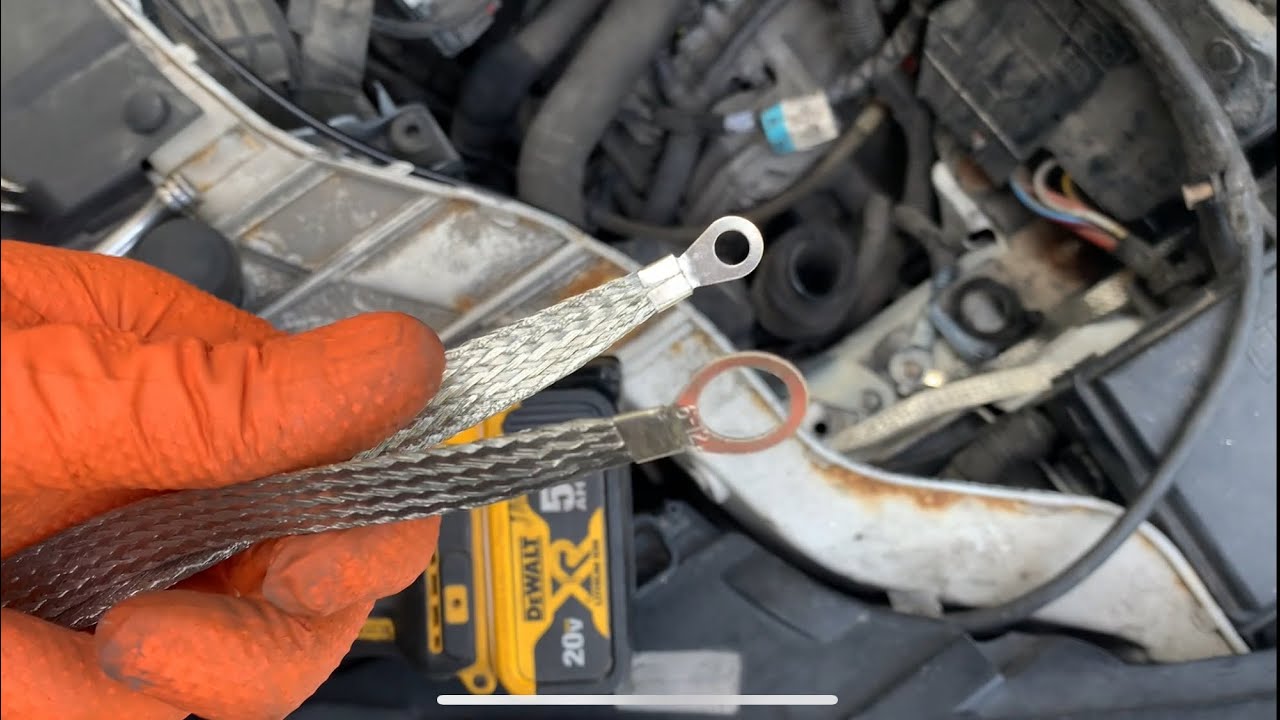 Adding grounding straps to a 2015 Ford Focus for P090C transmission low voltage issue P0912