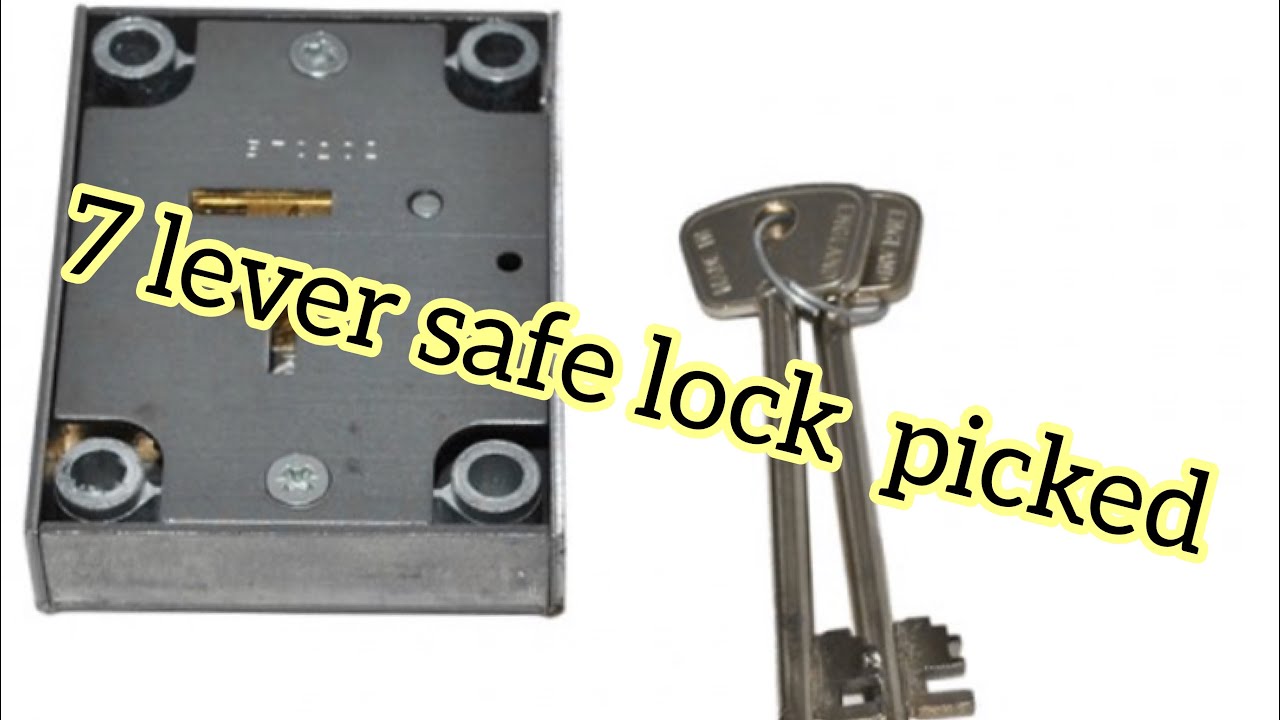 🇬🇧 UK Lockpickers Picking a 7 Lever Safe Lock