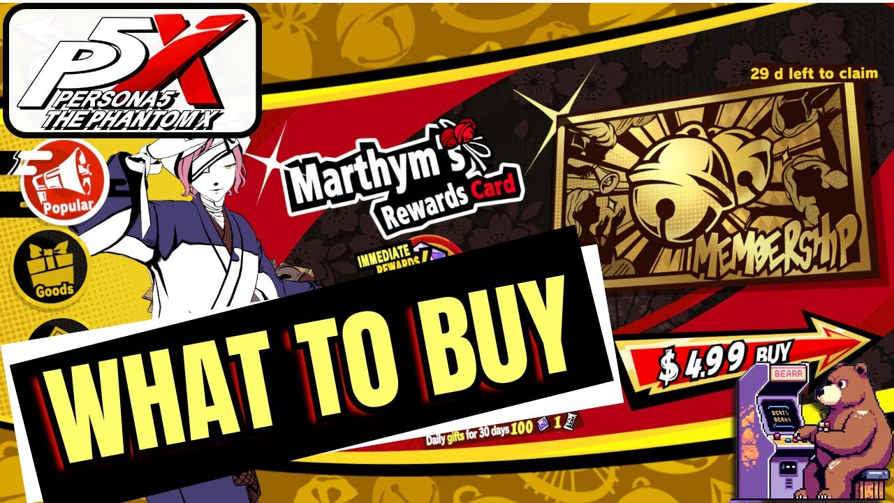 Persona 5X Global Shop Value Guide
