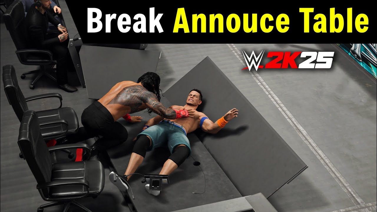 How to Put Someone Through the Announce Table in WWE 2K25 (Xbox, PlayStation, PC)