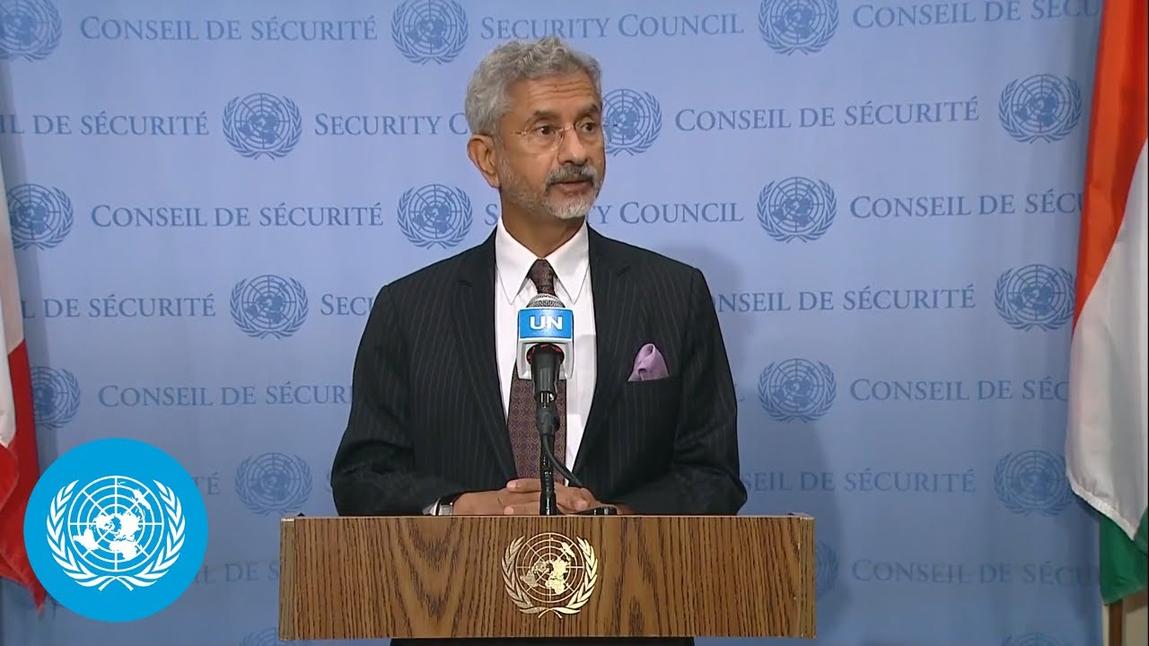 India on threats to international peace & security - Security Council Stakeout (19 August 2021)