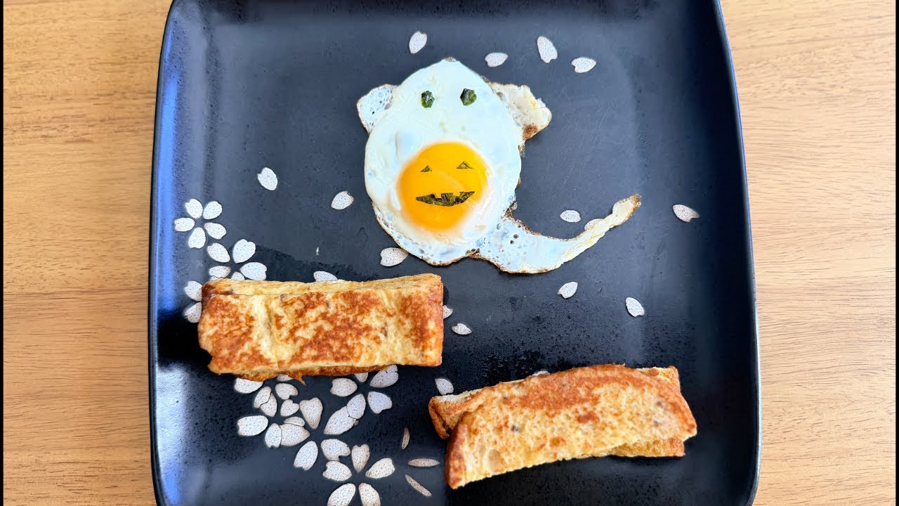Halloween special Ghost Egg Breakfast 👻 | Simple & Cute