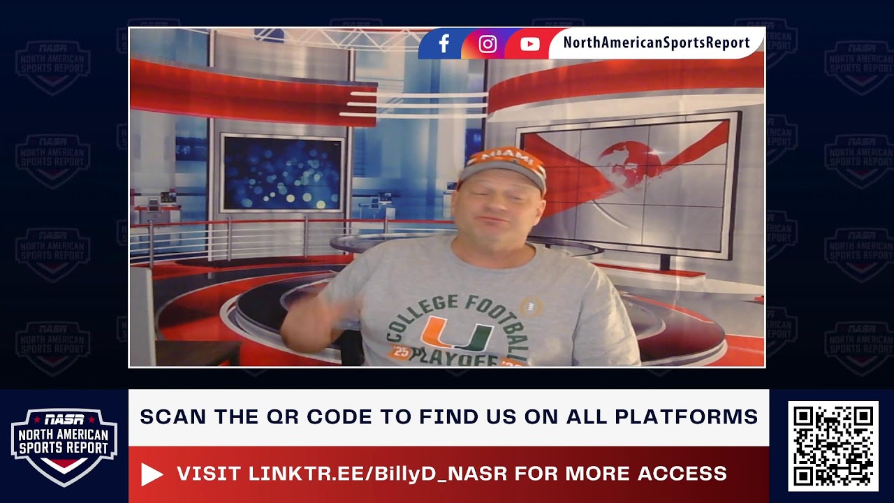 Miami Hurricanes Post Game / CFP Pregame North American Sports Report 1/9/26