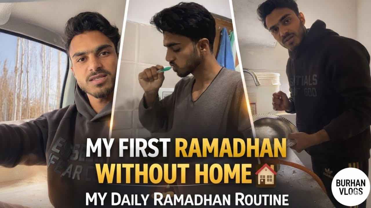 My First Ramadhan Without Home🥲||My  Daily Ramadhan routine😀