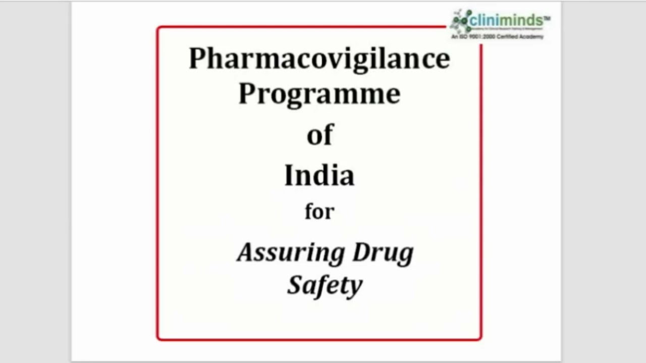 Pharmacovigilance Programme of India (PvPI)