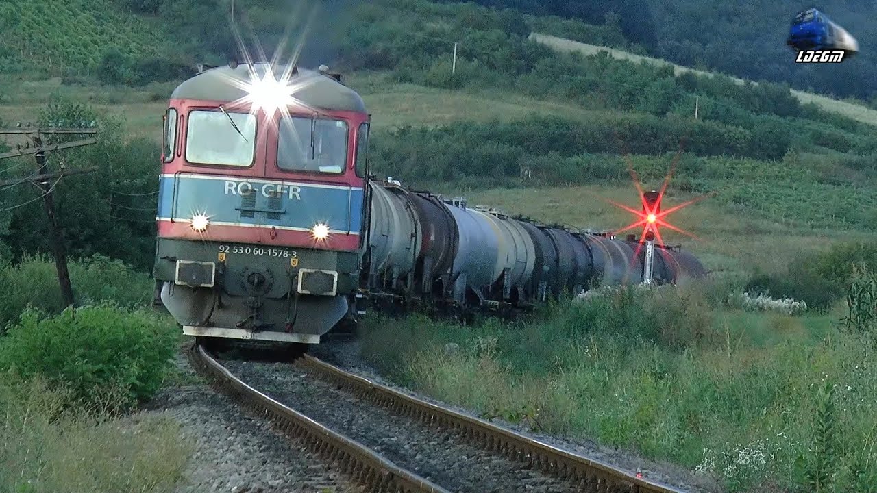 LDE2100 60-1578-3 & Marfar GFR Freight Train in Mirșid & Zalău pe Seară/on Evening - 10 August 2020