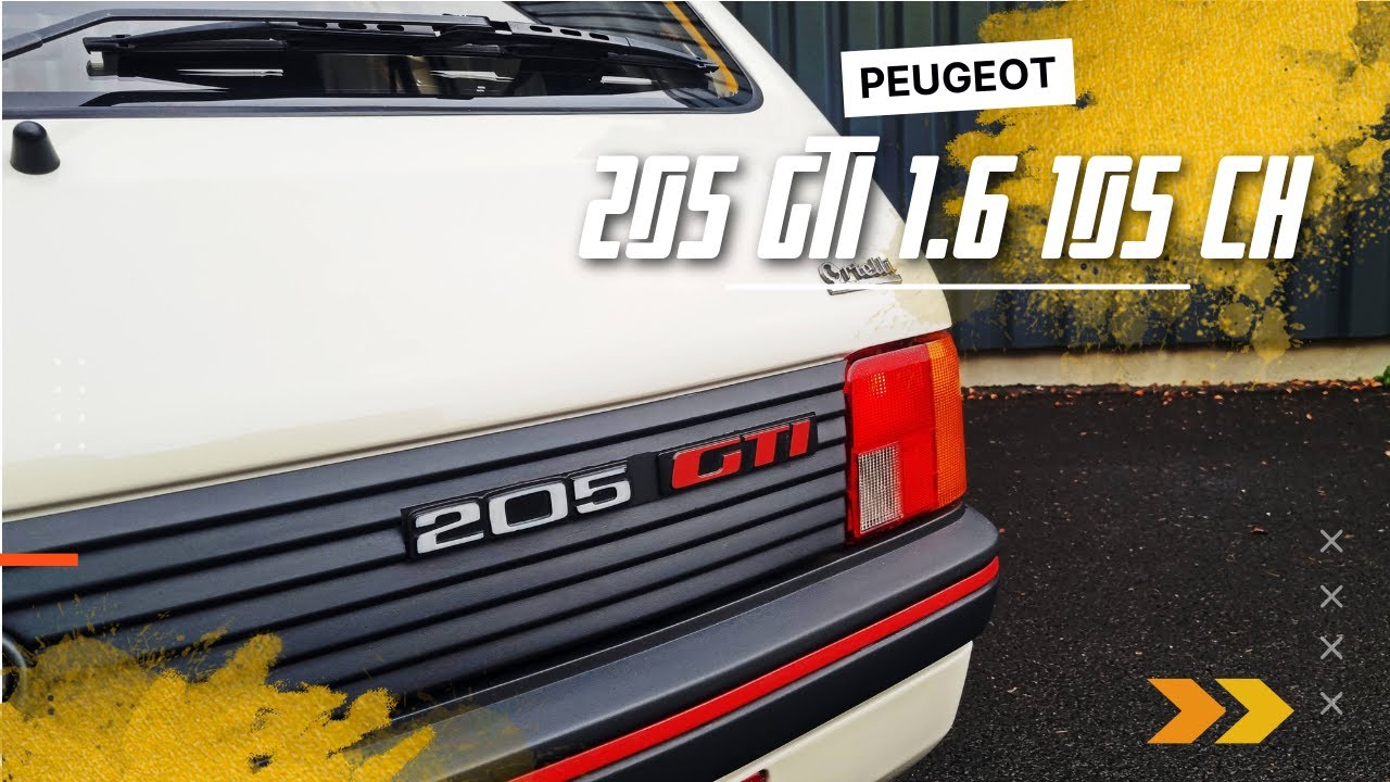 Présentation et essai Peugeot 205 GTI 1.6 AM84
